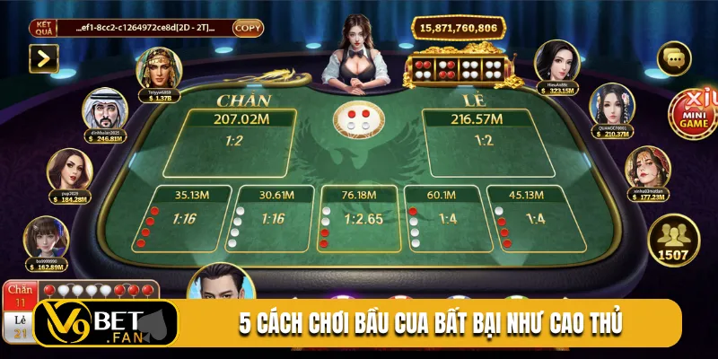 5 cách chơi bầu cua bất bại như cao thủ