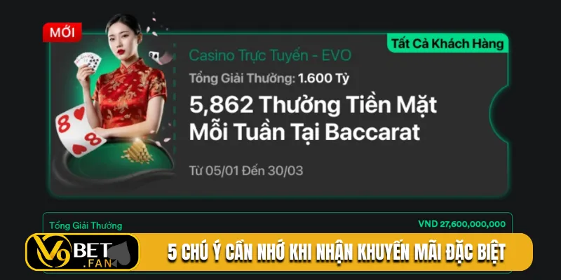 5 chú ý cần nhớ khi nhận khuyến mãi đặc biệt