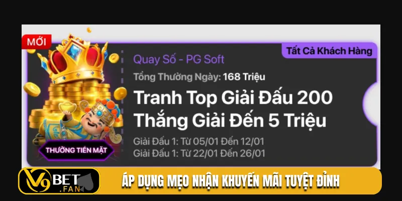 Áp dụng mẹo nhận khuyến mãi tuyệt đỉnh