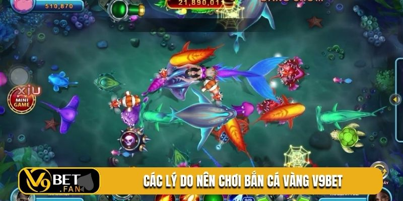 Các lý do nên chơi bắn cá vàng V9BET