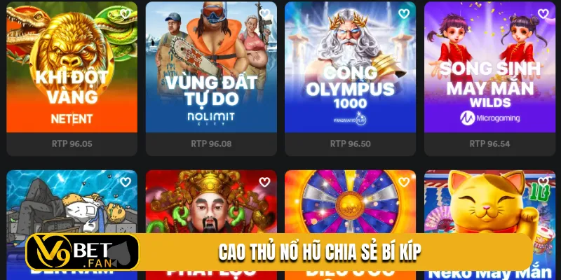 Cao thủ nổ hũ chia sẻ bí kíp