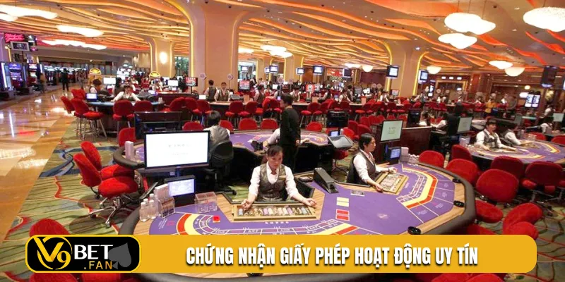 Chứng nhận giấy phép hoạt động uy tín