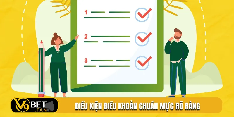 Điều kiện điều khoản chuẩn mực rõ ràng