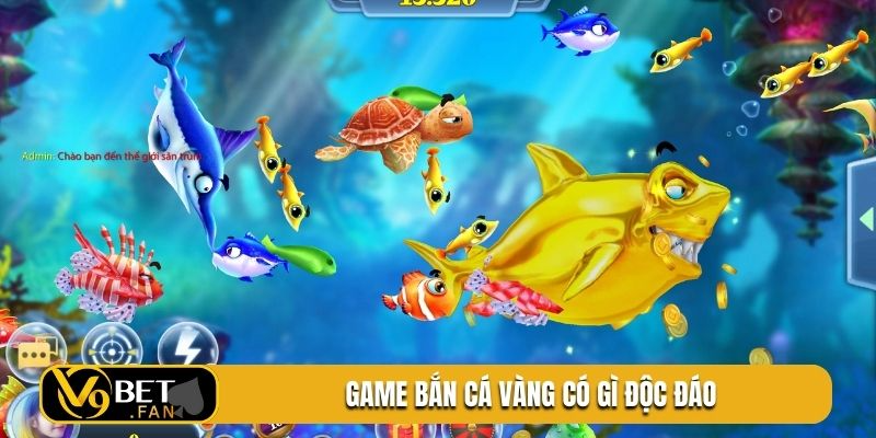 Game bắn cá vàng có gì độc đáo