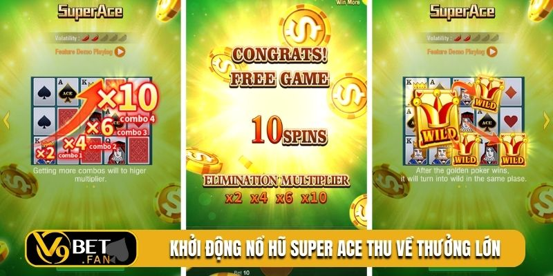 Khởi động nổ hũ super ACE thu về tiền thưởng lớn