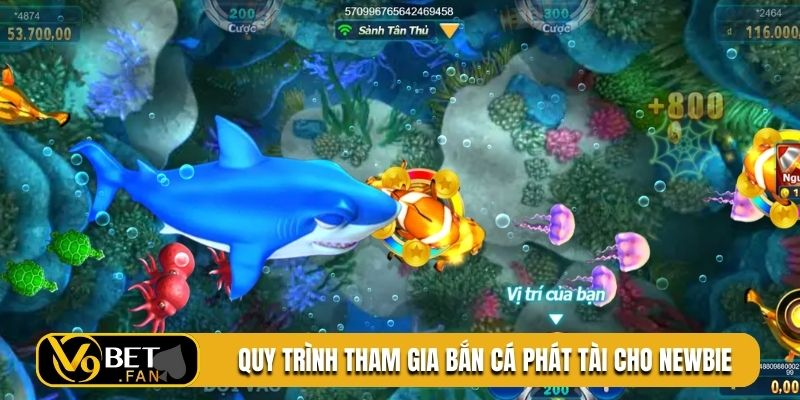Quy trình tham gia bắn cá phát tài cho newbie