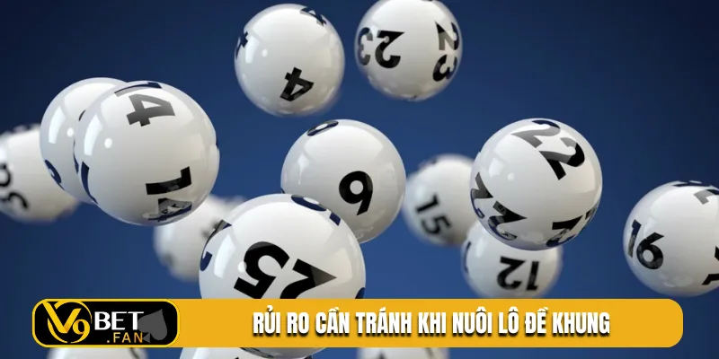 Rủi ro cần tránh khi nuôi lô đề khung
